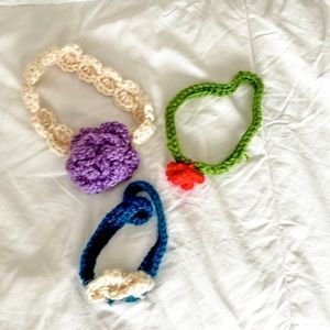 3/$20 Handmade crochet baby headbands | set of 3